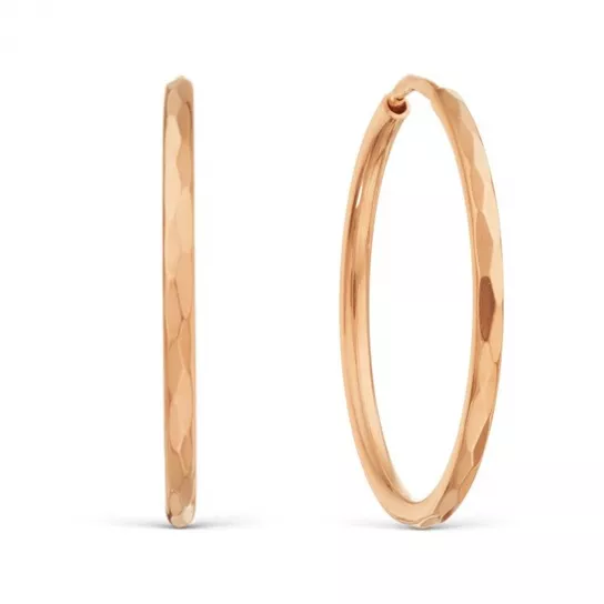 Серьги-конго из золота