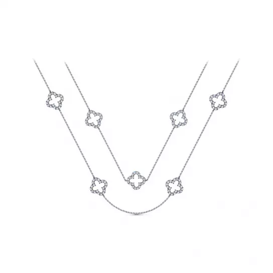 Колье из серебра