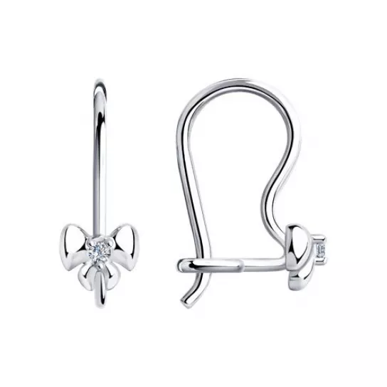 Серьги детские из серебра