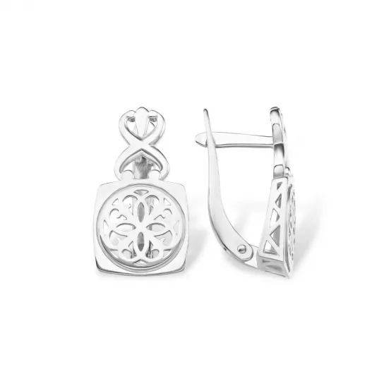 Серьги из серебра