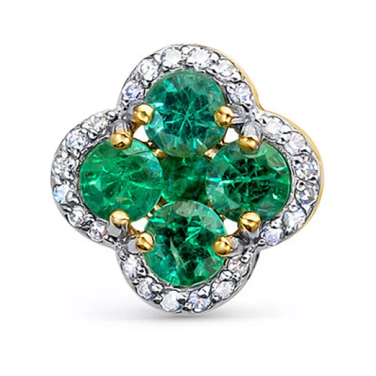 Подвеска с бриллиантами из золота