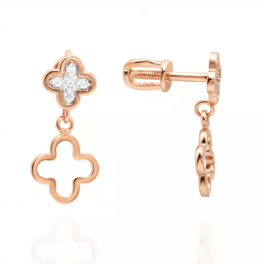 Пусеты из золота