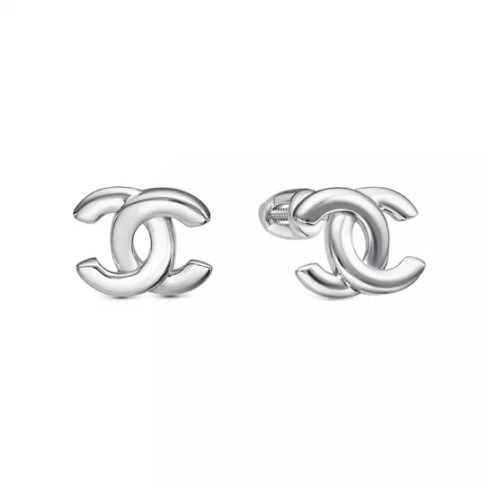 Пусеты из серебра