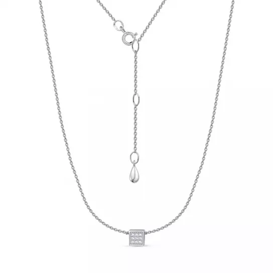 Колье из серебра