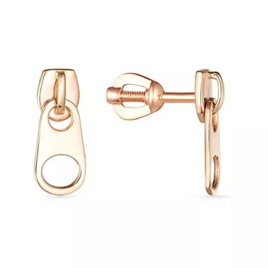 Пусеты из золота