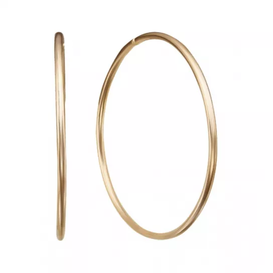 Серьги-конго из золота