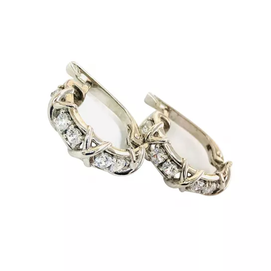 Серьги из серебра