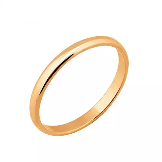 Кольцо обручальное из золота