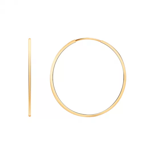 Серьги-конго из золота