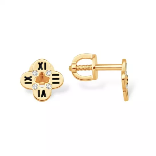 Пусеты из золота