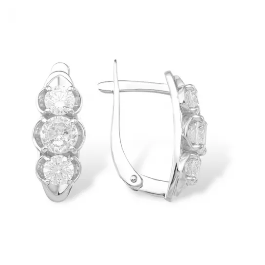 Серьги из серебра