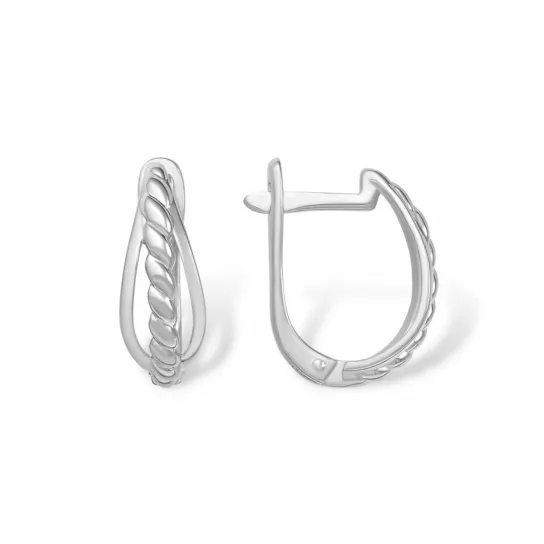 Серьги из серебра