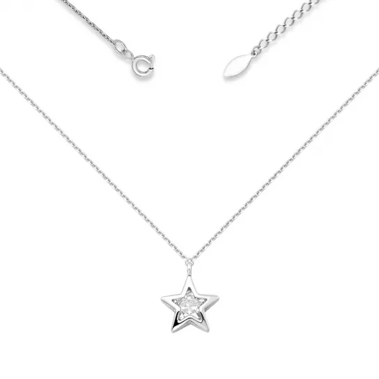 Колье из серебра