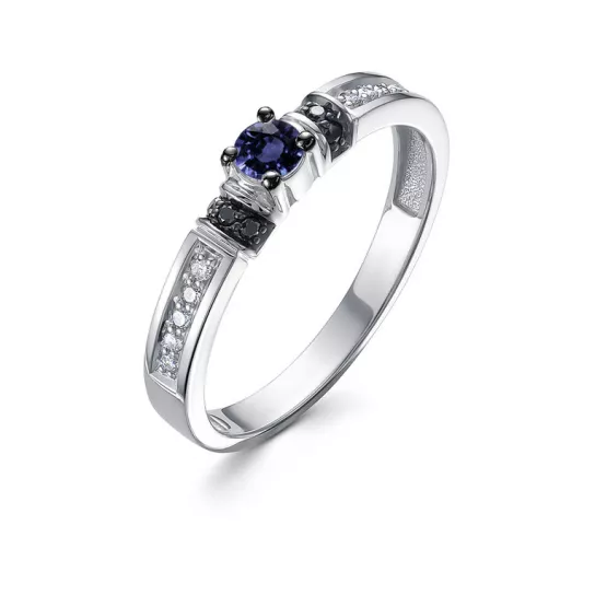 Кольцо с бриллиантами из золота