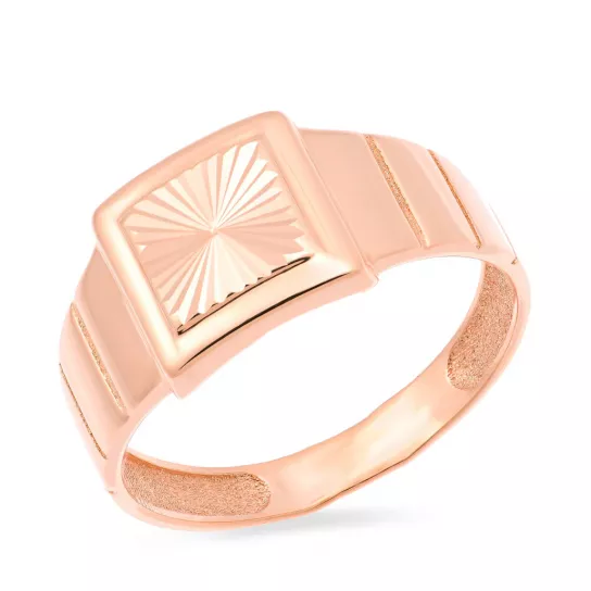 Кольцо-печатка из золота