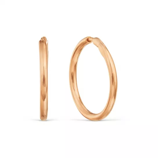 Серьги-конго из золота