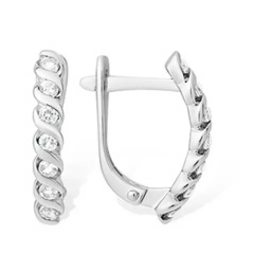 Серьги из серебра